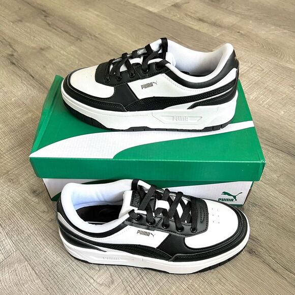 Puma Cali Dream Platform in Black and White size 8.5 women’s NEW! - Picture 2 of 11